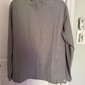 Hang Ten Women’s Gray Zip-Up Windbreaker Jacket